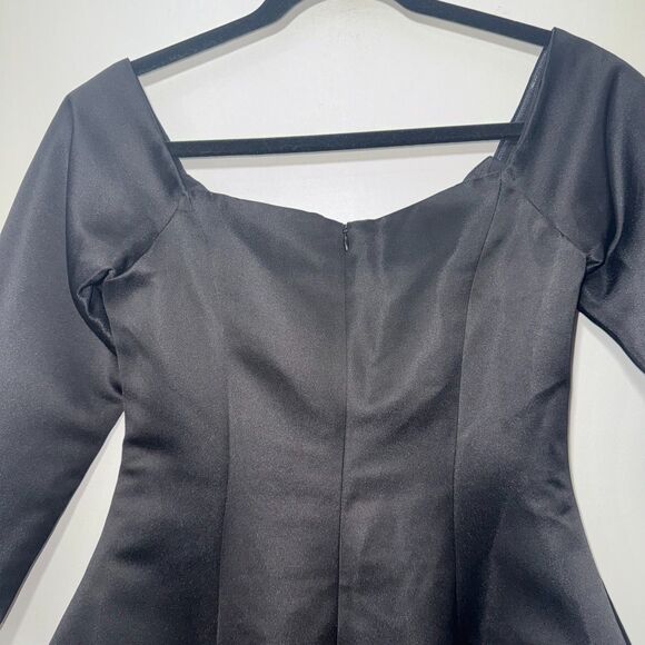 ELLIATT Vida Off The Shoulder Long Sleeve Cocktail Minidress - Black S - Picture 7 of 12